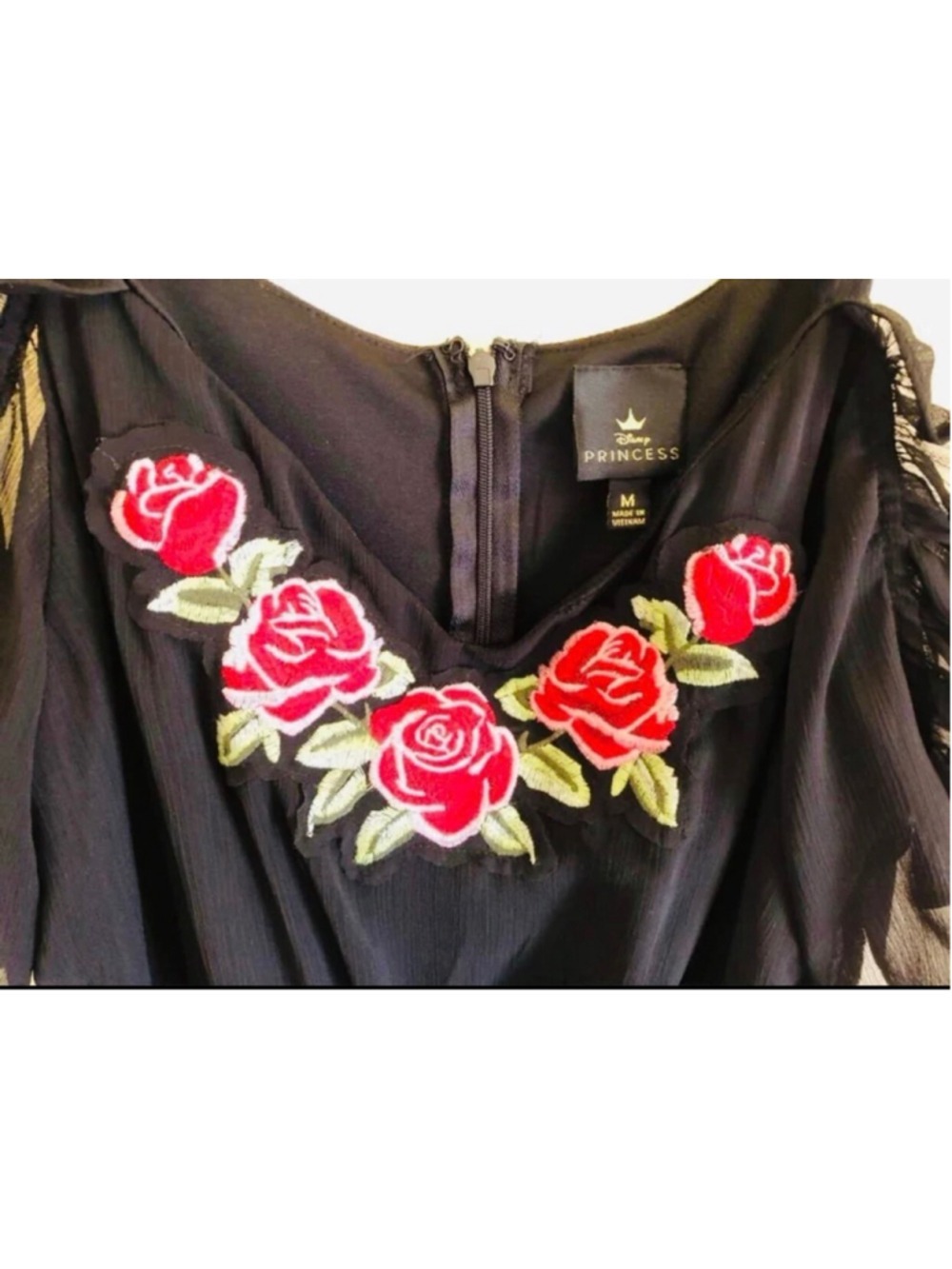 Disney Princess Belle Rose Romper Lingerie Teddy. Size M. Brand new. Sexy sheer - Picture 3 of 10